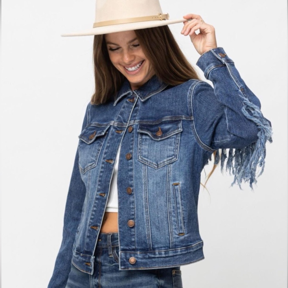 Judy Blue I’m A Cowgirl Denim Jacket